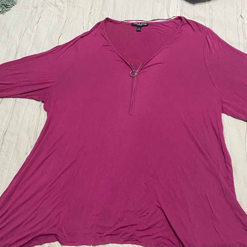 Cable & Gauge Pink Relaxed Blouse